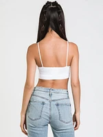 DYNAMIC RIBBED SHORT CAMI