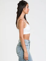 DYNAMIC RIBBED SHORT CAMI