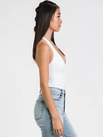 BODY POUR FEMMES AVEC DOS PLONGEANT EN V