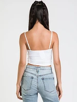 CAMISOLE NOUÉE EN CÔTE POUR FEMMES
