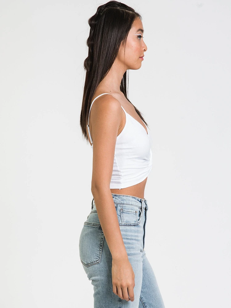 CAMISOLE NOUÉE EN CÔTE POUR FEMMES