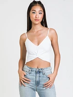 CAMISOLE NOUÉE EN CÔTE POUR FEMMES