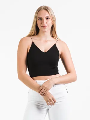 DYNAMIC VNECK SKINNY STRAP TANK - CLEARANCE