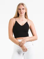 DYNAMIC VNECK SKINNY STRAP TANK - CLEARANCE