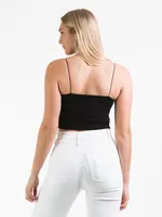 DYNAMIC VNECK SKINNY STRAP TANK - CLEARANCE