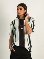 GUESS GO BRANDT STRIPE T-SHIRT - CLEARANCE