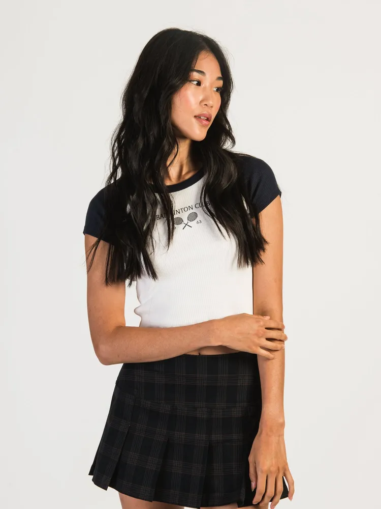 HARLOW COLOURBLOCK SCREEN RAGLAN - NAVY CLEARANCE