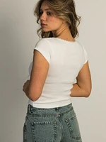 HARLOW EMMA TEE - WHITE