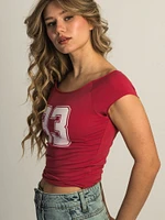 HARLOW CLAIRE PRINT TEE - 33