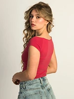 HARLOW CLAIRE PRINT TEE - 33