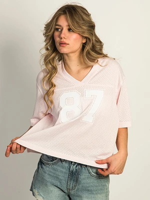 HARLOW PINNY TEE - BABY PINK