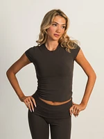 HARLOW GIA TEE - CHARCOAL