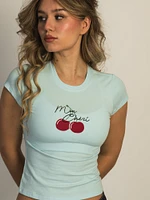 HARLOW KATIE TEE - CRYSTAL BLUE