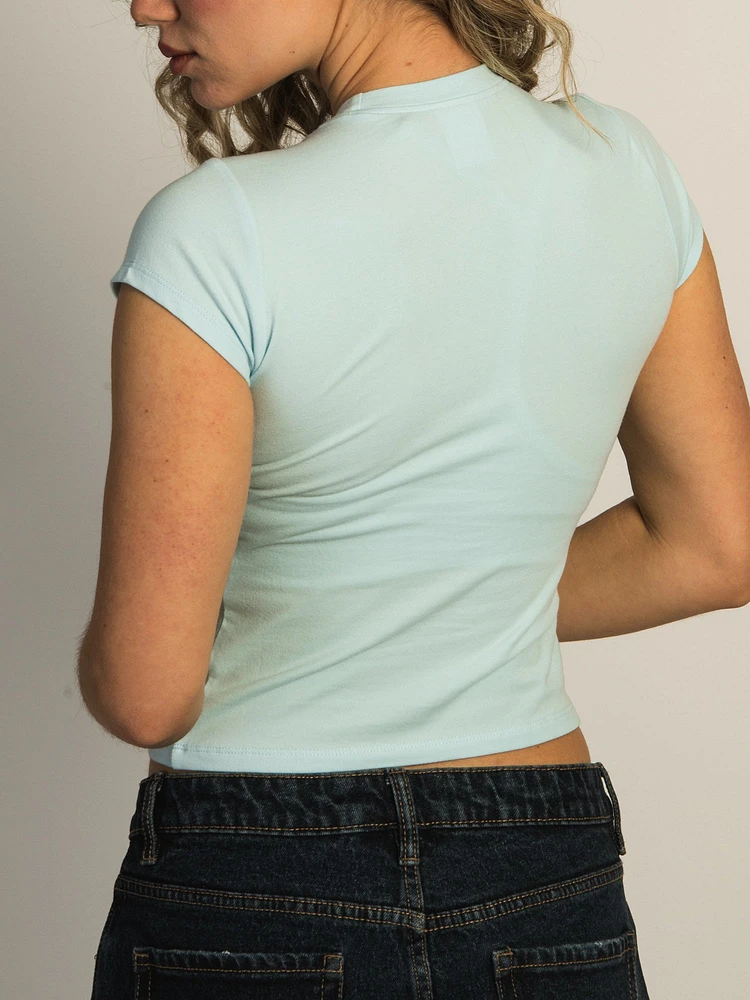 HARLOW KATIE TEE - CRYSTAL BLUE