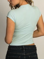 HARLOW KATIE TEE - CRYSTAL BLUE