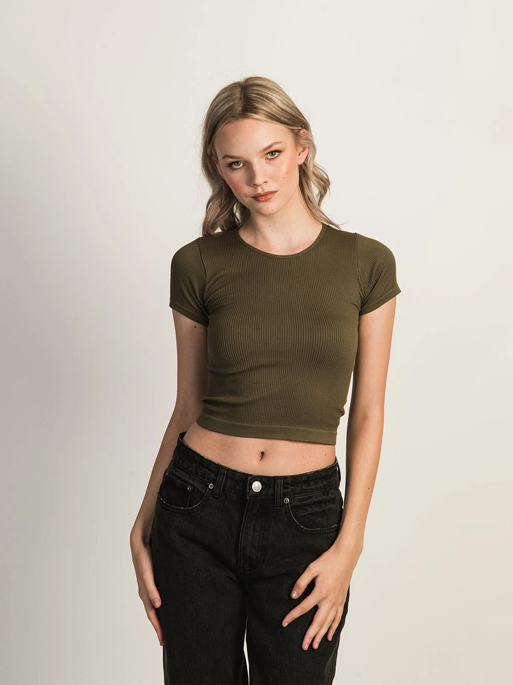 T-SHIRT COURT SANS COUTURE HARLOW