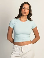 HARLOW RIBBED SEAMLESS TEE