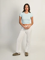 HARLOW RIBBED SEAMLESS TEE