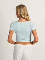 HARLOW SQUARENECK SEAMLESS TEE