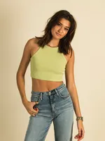 HARLOW HIGH NECK RACERBACK TANK TOP - CLEARANCE