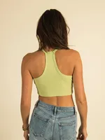 HARLOW HIGH NECK RACERBACK TANK TOP - CLEARANCE