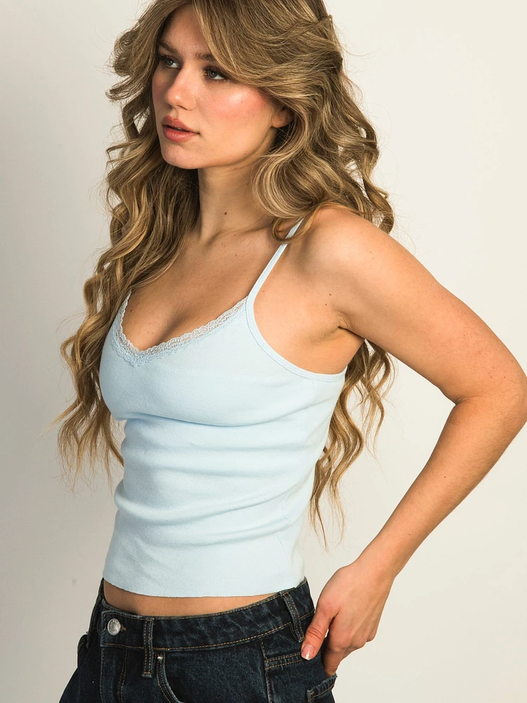 HARLOW ISLA TANK TOP - SOFT BLUE