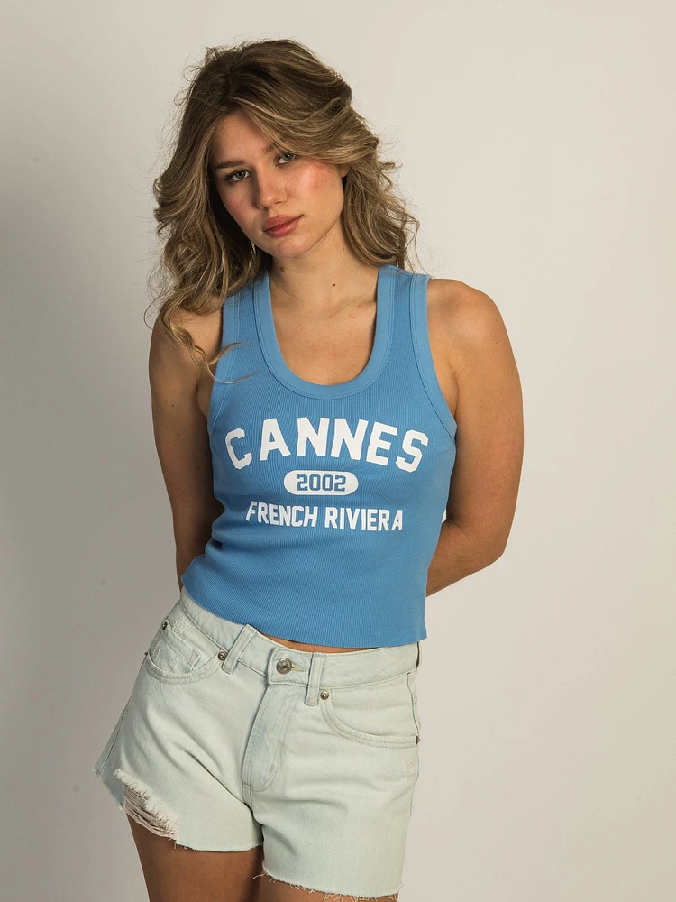 HARLOW KENDALL PRINT TANK TOP - CANNES