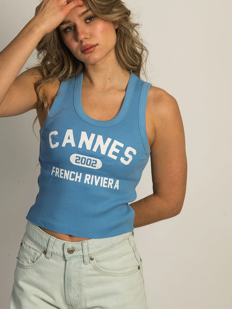 HARLOW KENDALL PRINT TANK TOP - CANNES