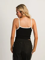 HARLOW LOGAN TANK - BLACK/WHITE