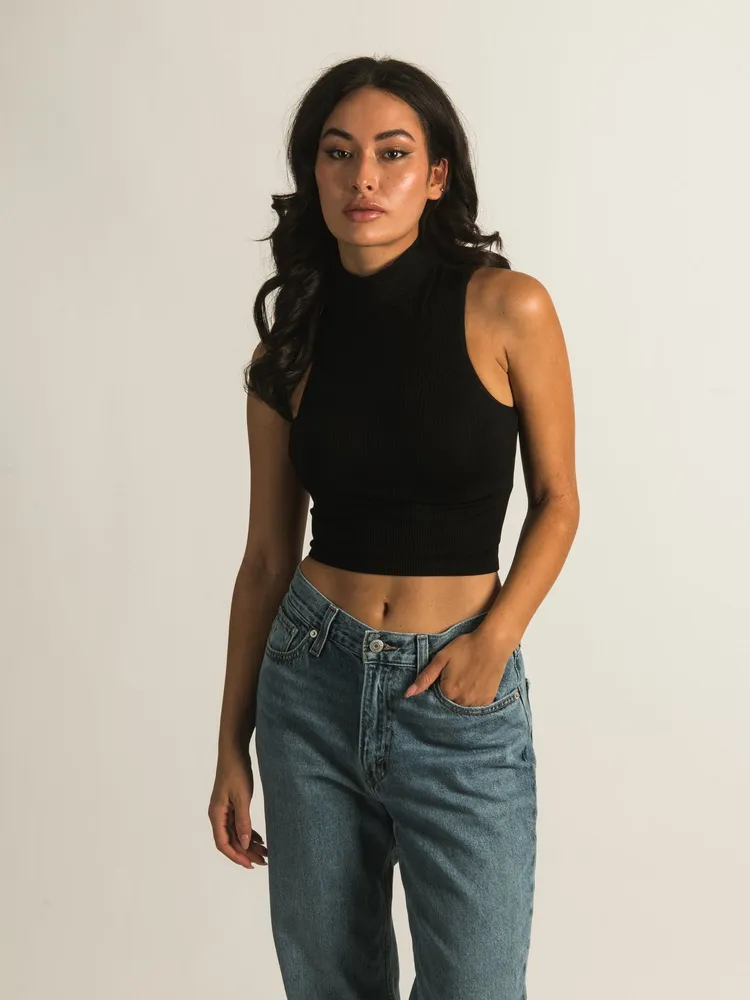 HARLOW MOCK SLEEVELESS TANK TOP