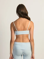 HARLOW CLASSIC SCOOP BRALETTE - BLUE