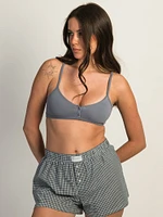 HARLOW DAISY BRALETTE - DENIM BLUE