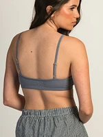 HARLOW DAISY BRALETTE - DENIM BLUE