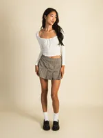 HARLOW MAE LONG SLEEVE TEE - CREAM CLEARANCE