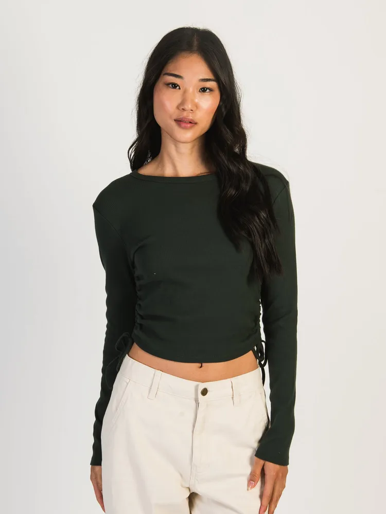 HARLOW RACHEL RUCHED LONG SLEEVE - FOREST CLEARANCE