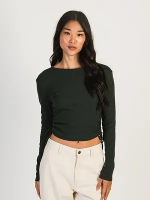 HARLOW RACHEL RUCHED LONG SLEEVE - FOREST CLEARANCE