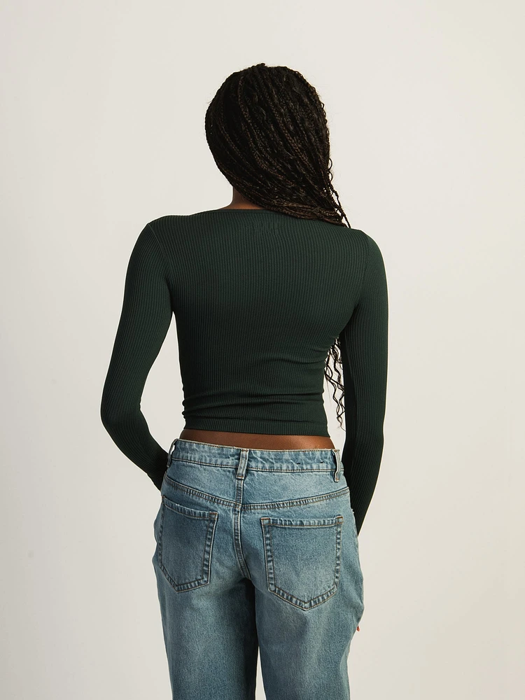 HARLOW HARPER NOTCH LONG SLEEVE