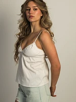 HARLOW DELILAH TANK TOP - WHITE