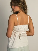 HARLOW DELILAH TANK TOP - WHITE