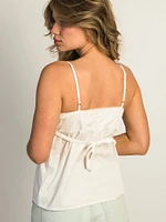 HARLOW DELILAH TANK TOP - WHITE
