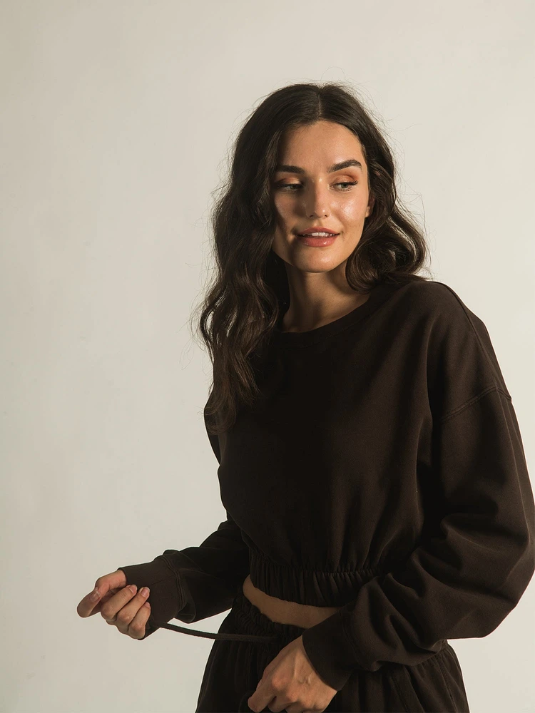 SWEAT-SHIRT ÉLASTIQUE HARLOW MONICA - DÉSTOCKAGE