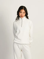 HARLOW QUINN QUARTER ZIP - OFF WHITE