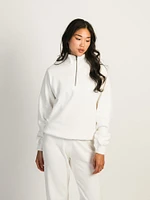 HARLOW QUINN QUARTER ZIP - OFF WHITE