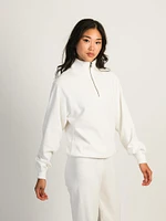 HARLOW QUINN QUARTER ZIP - OFF WHITE
