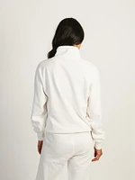 HARLOW QUINN QUARTER ZIP - OFF WHITE