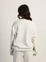 HARLOW MICHELLE PRINT CREWNECK - LONG BEACH