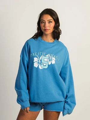 HARLOW MICHELLE PRINT CREWNECK - PACIFIC COAST