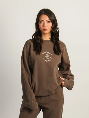 HARLOW MICHELLE PRINT CREWNECK IMPRIMÉ - MUSHROOM