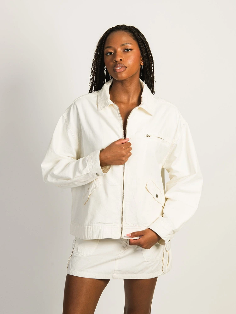 HARLOW RUE JACKET - OFF WHITE