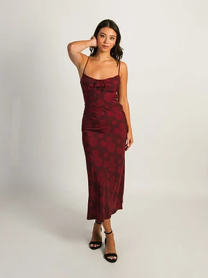 ROBE LONGUE HARLOW VALERIE - BORDEAUX